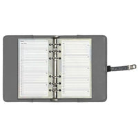 6218-26 170 x 95 mm Personal 6 Ringagenda -Planer Inserts wöchentlich Einsätze NL EN 2026