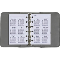 6236-25-26 125 x 80 mm Tasche Kalender Ersatzeinlagen Wöchentlich EN DE FR NL 2026