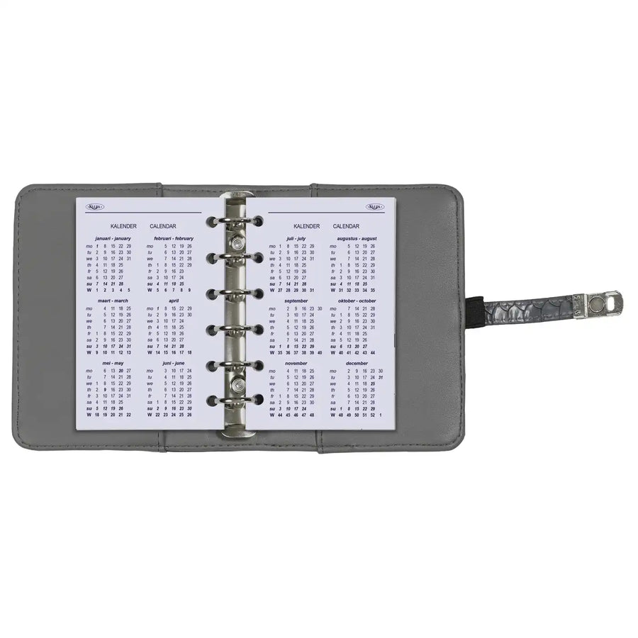 6237-25-26 125 x 80 mm Tasche Agenda Einlage Wöchentlich NL EN 2026