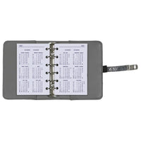 6237-26-27 125 x 80 mm Tasche Agenda Einlage Wöchentlich NL EN 2026 2027