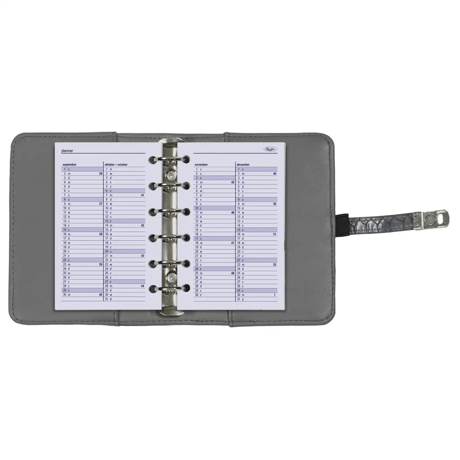 6237-26-27 125 x 80 mm Tasche Agenda Einlage Wöchentlich NL EN 2026 2027