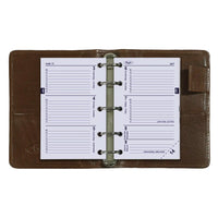 6247-25-26 104 x 68 mm Mini Agenda Organizer Nachfüllwoche NL EN 2026