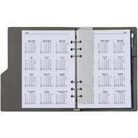 6406-26-27 210 x 144 mm A5 Binder nachfüllt wöchentlich EN DE FR NL (Ein bisschen Rost auf dem Ringbinder!) + Speicherordner 2026 2027
