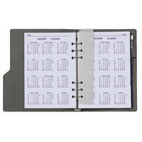 6407-26 210 x 144 mm A5 6 Ring Agenda Füllwoche NL EN (Ein bisschen Rost am Ringbinder!) + Speicherordner 2026