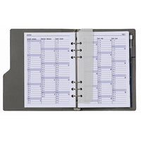 6307-26 210 x 144 mm A5 6 Ringagenda Organizer Nachfüllungen NL EN 2026