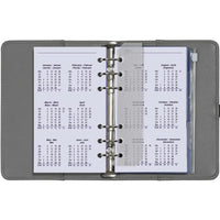 6316-26 170 x 95 mm Personal 6 Ring -Tagebucheinsätze komplette Set wöchentlich EN DE FR NL 2026
