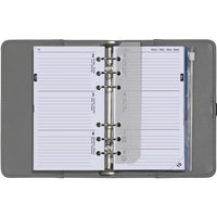 6316-26 170 x 95 mm Personal 6 Ring -Tagebucheinsätze komplette Set wöchentlich EN DE FR NL 2026