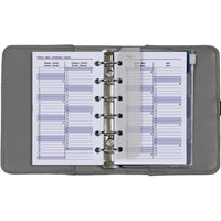 6336-25-26 125 x 80 mm Tasche Agenda Organizer Nachfüllen Wöchentlich komplettes Set EN FR DE NL 2026