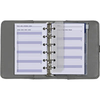 6336-25-26 125 x 80 mm Tasche Agenda Organizer Nachfüllen Wöchentlich komplettes Set EN FR DE NL 2026