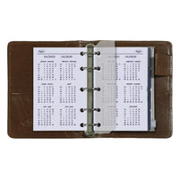 6347-26 104 x 68 mm Mini Agenda Binder Nachfüllungen wöchentlich komplettes Set NL EN 2026