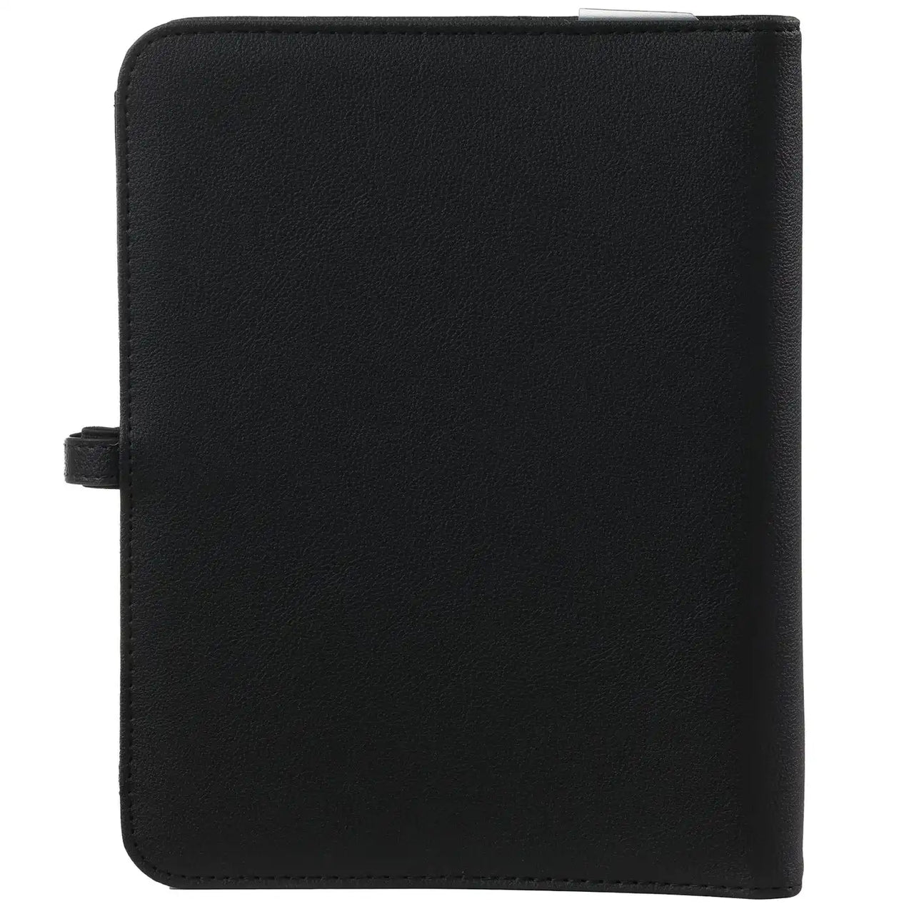 1011-01-P A5 Ring Planner Grain Black 2025 agenda