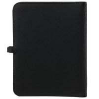 1011-01-P A5 Ring Planner Grain Black 2025 agenda