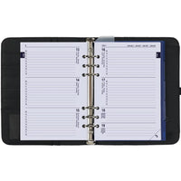 A5 Ring Planner Grain Black with weekly refill