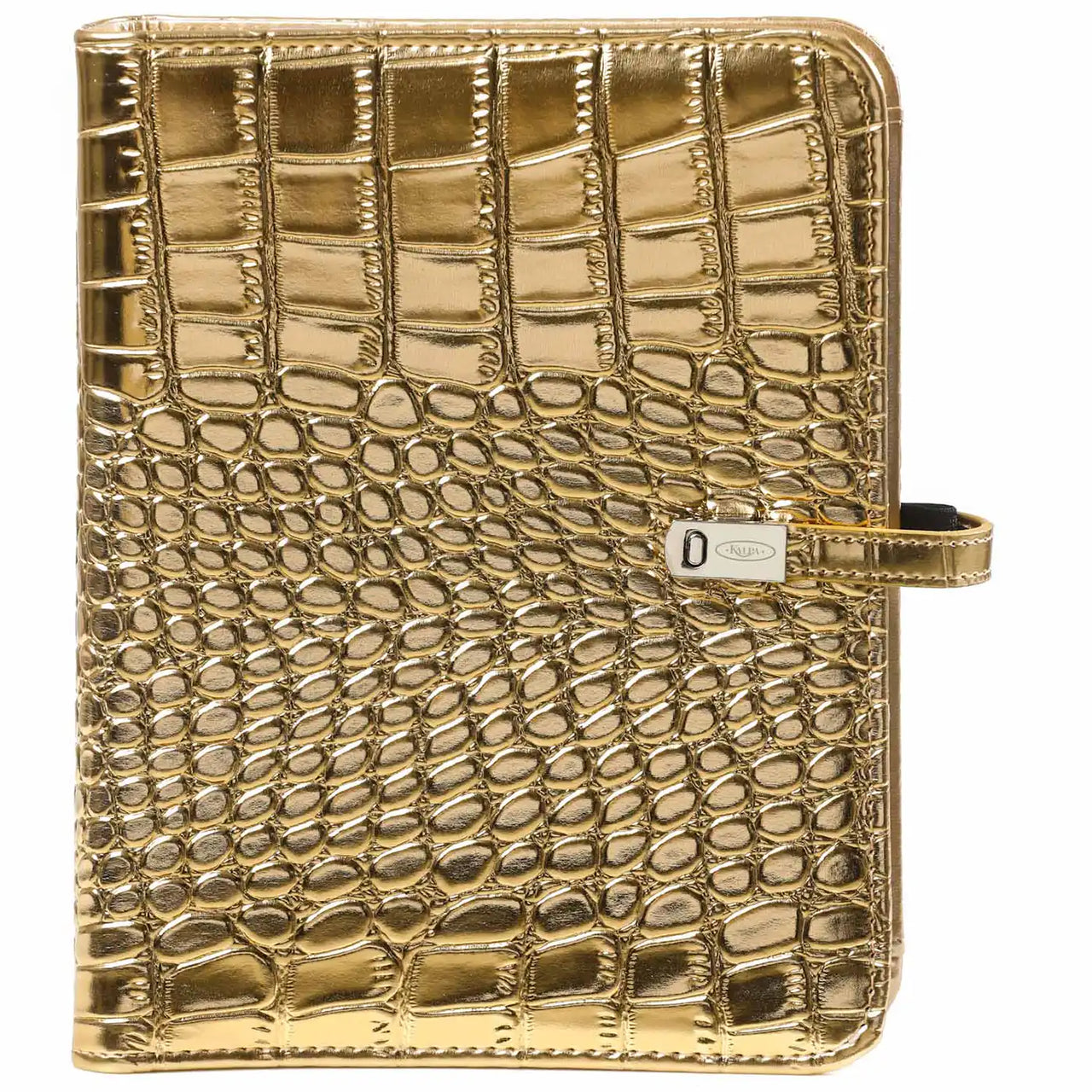 Croco Gold Refillable A5 Ring Binder