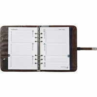 Refillable A5 Agenda Ring Binder Omber brown by Kalpa