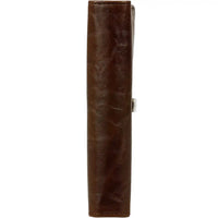 Beautiful Stylish Leather Refillable A5 Agenda Ring Binder Omber brown