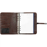 High Quality Refillable A5 Agenda Ring Binder Omber brown