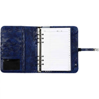 A5 Ring Binder Agenda Croco Indigo by Kalpa