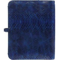 Beautiful A5 Ring Binder Agenda Croco Indigo