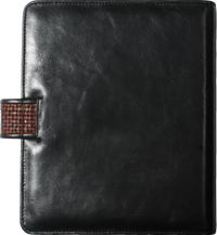 1011-I A5 Classeur à anneaux classique en cuir noir Organizer (Copie)