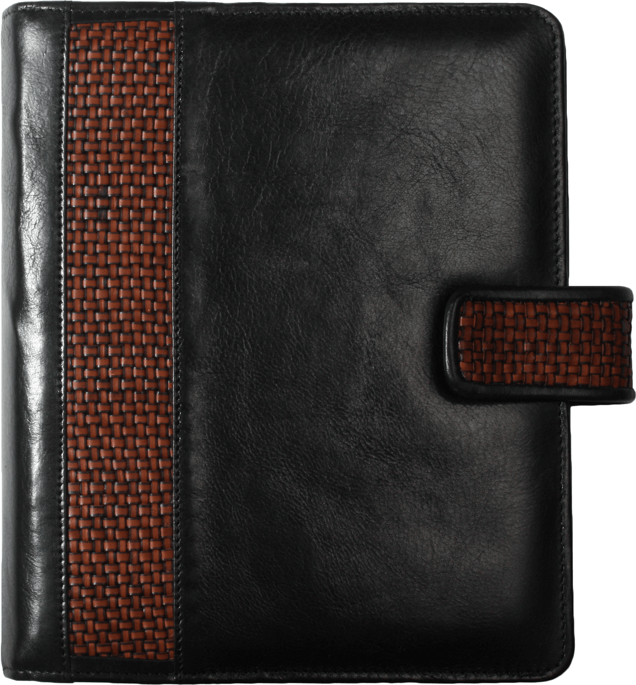 1011-I A5 Classeur à anneaux classique en cuir noir Organizer (Copie)