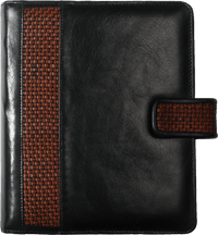 1011-I A5 Classeur à anneaux classique en cuir noir Organizer (Copie)