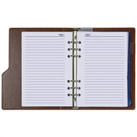 Hazelnut Brown A5 6 Ring Binder Organizer