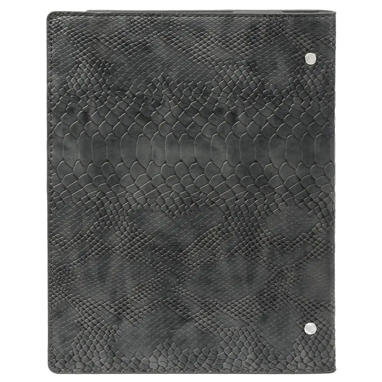 1016-76 A5 Binderplaner Clipbook  Croco Grau