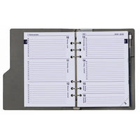 1016-76 A5 Binderplaner Clipbook  Croco Grau