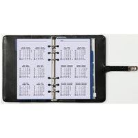 1111-03 Personal organizer aligator zwart