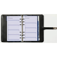 1111-03 Personal organizer aligator zwart