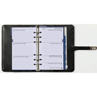 1111-03 Personal organizer aligator zwart