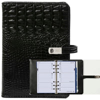 1111-03 Personal organizer aligator zwart