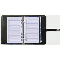 1111-03 Personal organizer aligator zwart