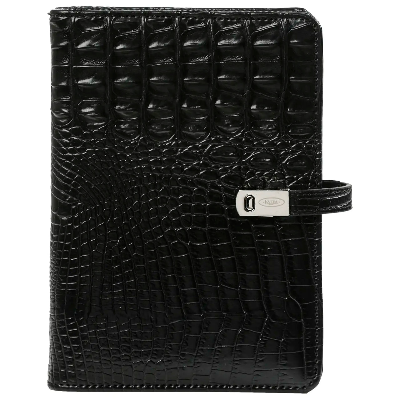 1111-03 Personal organizer aligator zwart