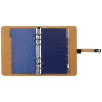 1111-05 Refillable Personal Agenda Planner Snake Print Brown