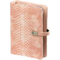 Kalpa Artificial Leather Personal Agenda Ring Binder Croco Pink  