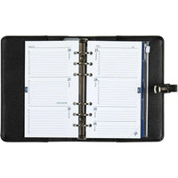 Open View Personal Agenda Organizer Classic Black