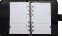 1211-I Senior organizer nero classico – pelle