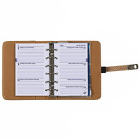 1311-05 Pocket organizer snake print brown
