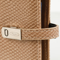 1311-05 Pocket organizer snake print brown