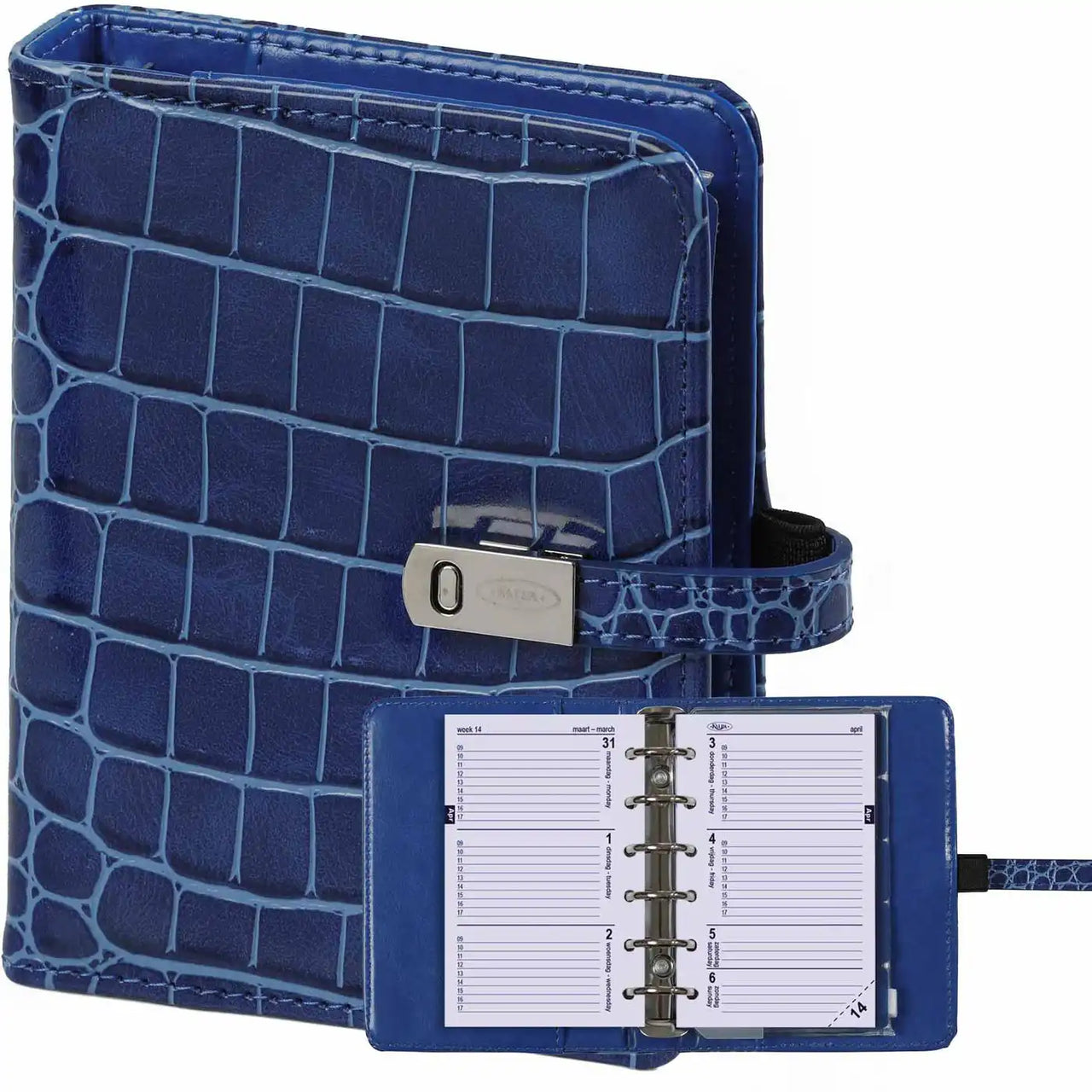 1311-07 Pocket Ringplanner Mediterraans Blauw
