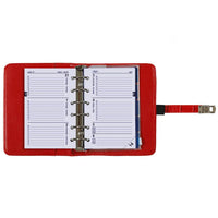 Kalpa Refillable Pocket Ring Binder Planner Organizer Croco Red
