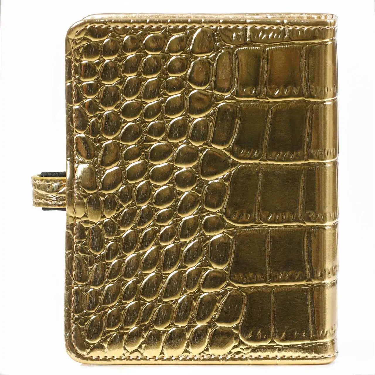 1311-14 Mini Ringbuch Organizer Croco Gold
