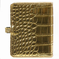 1311-14 Mini Ringbuch Organizer Croco Gold