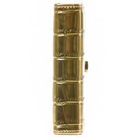 1311-14 Mini Ringbuch Organizer Croco Gold