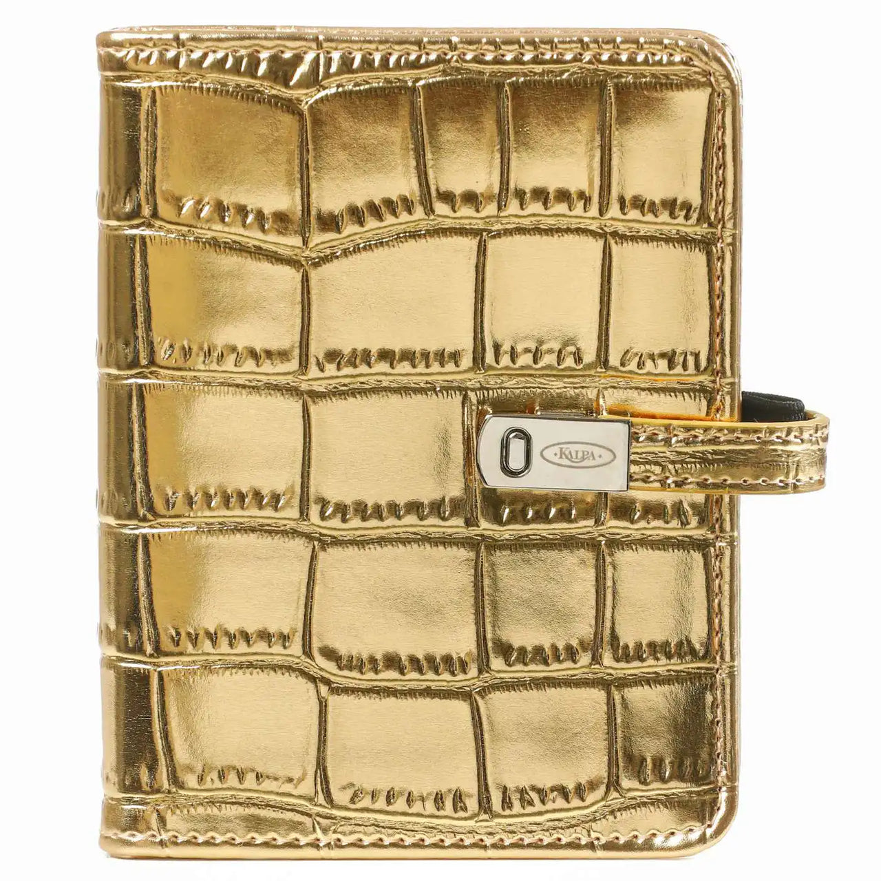 1311-14 Mini Ringbuch Organizer Croco Gold