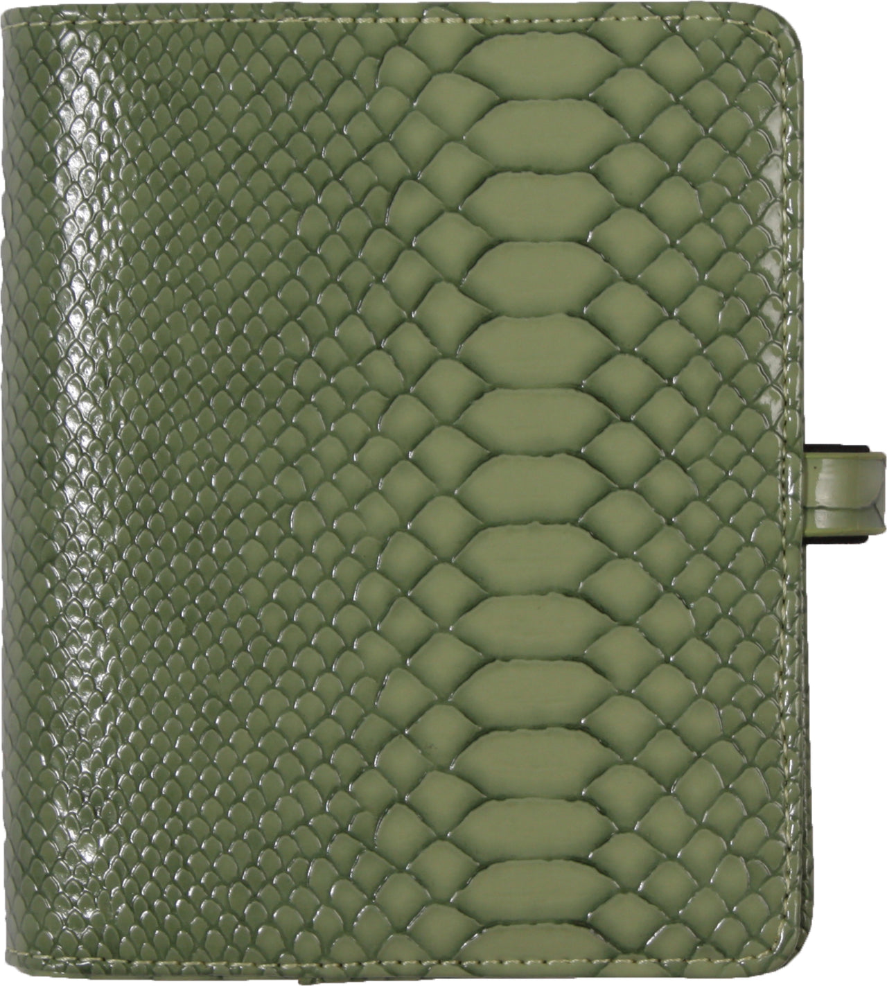 1311-43  Green croc-effect pocket organizer