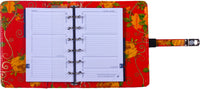 1311-46  Pocket organizer romantic flower
