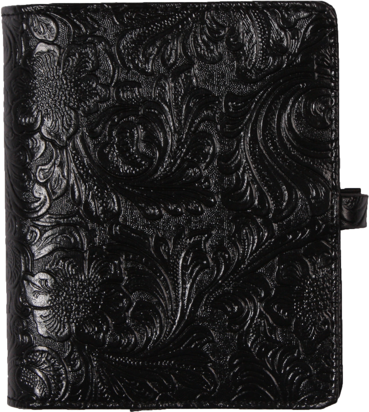 1311-47 Black floral garden pocket organizer